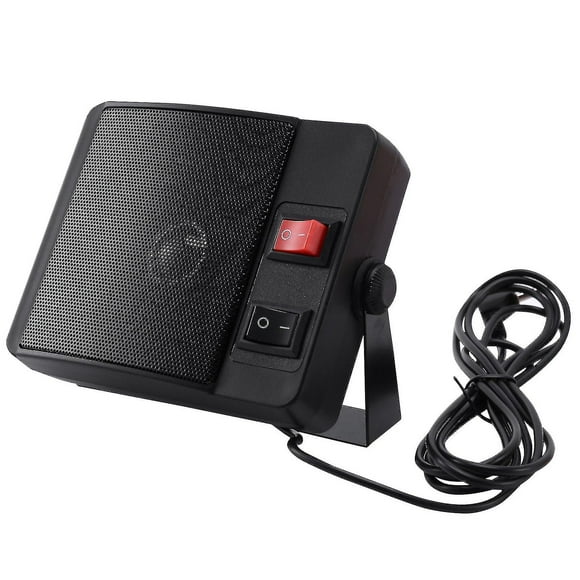 3.5mm External Speaker For Walkie Talkie Qyt Yaesu Icom Car Mobile
