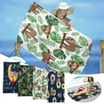 thumbnail image 5 of Zatoumnr Square Print Microfiber Beach Towel, Lightweight and Sandproof, Perfect for Travel, Swimming Pool, and Beach Vacation Necessities Gifts Swim Towels, 5 of 5
