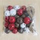 thumbnail image 3 of Juego De Campanas De Navidad Con Cintas Rojas Y De Café Campanas Colgantes De 3 Colores Para El Árbol De Navidad Hermosa Decoración Colgante Pintada Para El Festival De Navidad Serendint HA014949-00, 3 of 7