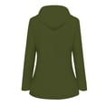 thumbnail image 5 of Tdoqot Girls Waterproof Windbreaker with Hood- Zip Up Lightweight Casual Kids Fall Jackets Army Green Size 4, 5 of 8