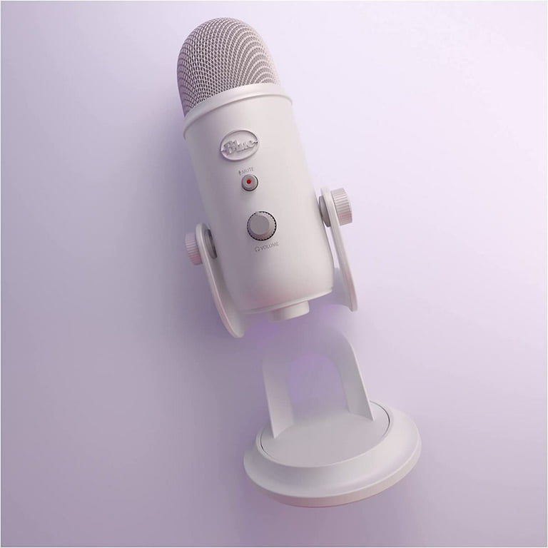 Blue Microphones Yeti Microphone (White Mist) with Boom Arm Stand