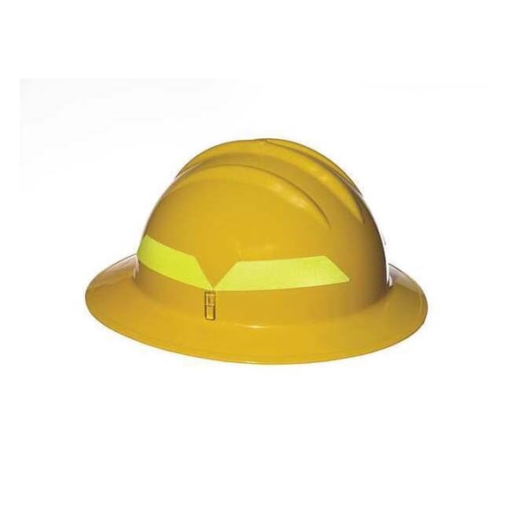 Bullard Fire Helmet,Yellow,Full-Brim FHYLR