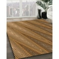 thumbnail image 3 of Ahgly Company Machine Washable Indoor Square Transitional Red Brown Area Rugs, 7' Square, 3 of 7