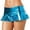 A1-Sky Blue542, variant on XIAOCHA Summer Shiny Micro Mini Skirt for Women Solid Leather Ruffle Hem Night Club Skirts