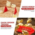 thumbnail image 5 of Chicken Brooder Box for Chicks, Brooder Box with Feeder and Waterer, Chick Starter Kit with Chick Perch for Small Poultry Ducks Quail, 5 of 9