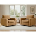 thumbnail image 4 of COOLHUT 360° Swivel Accent Chair Set of 1, 36.2" Wide Accent Chair Armchair, Comfy Upholstered Single Sofa Chair for Living Room and Bedroom, Oatmeal, 4 of 13