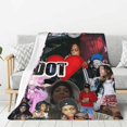 thumbnail image 2 of Dd Hip Hop Osama Flannel Blanket Air Conditioning Blanket Nap Blanket Sofa Throw Blanket Throw Blankets 60"X50", 2 of 6