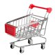 thumbnail image 4 of Mini supermercado Handcar Shopping Utility Cart Casa de muñecas Muebles Accesorios, 4 of 6