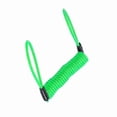thumbnail image 2 of Câble de rappel de ressort de sécurité antivol pour moto et vélo, alarme de disque, vert, 2 of 4