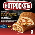 Hot Pockets Frozen Snacks, Hot Ones SpicyGarlic Chicken and Bacon, 2
