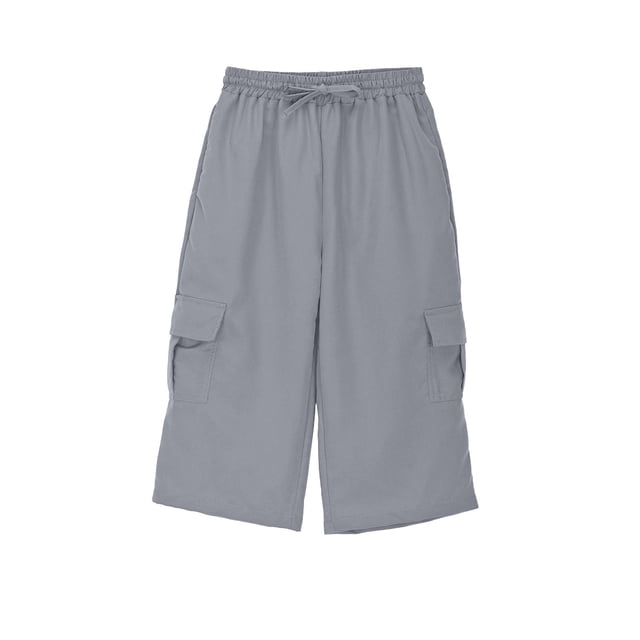 Sweatpants for Boys, Soft Breathable Fabric, Hip Hop Style, Elastic Waistband, Machine Washable, Black Color, Size 110