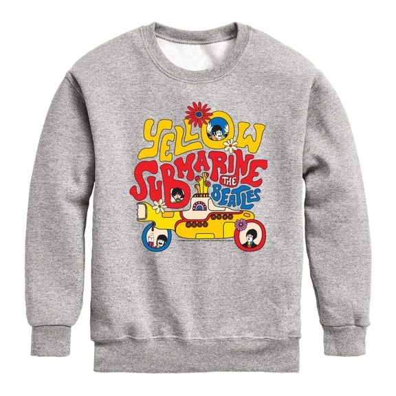 The Beatles - The Beatles Yellow Submarine - Youth Boys Crew Fleece Sweatshirt