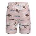 thumbnail image 6 of Naloa Cloud Sloth Men's Beach Shorts, Surfing shorts, Swim trunks, Quick Dry Swim Trunks for Surfing Beach Fun - X-Large, 6 of 9