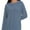 Fog Blue, variant on Women's Long Sleeve Knitted Crew Neck T-shirt