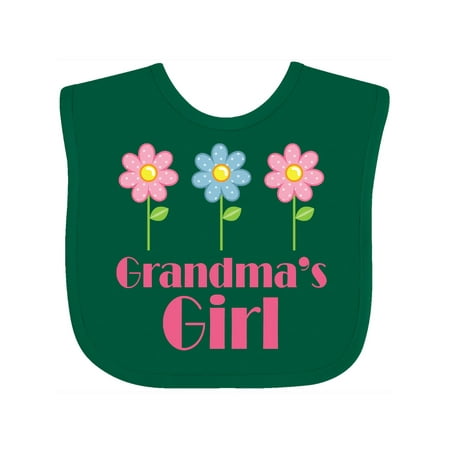 

Inktastic Grandma s Girl Grandaughter Gift Baby Girl Bib