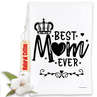 WaaHome Funny Mom Kitchen Towel, Mothers Day Birthday Gifts for Mom from  Daughter Son, Set of 2 Mom Dish Towels Dishcloths Hand Towels for Mom's