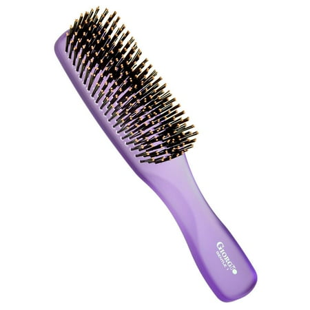 Giorgio GION1PP Gentle Neon Hair Brush Detangle Soft Scalp Sensitive