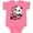 Hot Pink, variant on Inktastic My Mama Loves Me Cute Panda Boys or Girls Baby Bodysuit