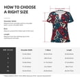 thumbnail image 5 of Naloa Geometric Elements Print T-Shirts Short Sleeve V Neck Tees for Women Fashion Tops Trendy Lightweight Soft Casual Summer Outfits Clothes, 5 of 5