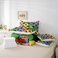 thumbnail image 5 of YST Cartoon Insects Queen Comforter Set 7 Piece,Red Ladybug Bed in A Bag With Sheet Set For Kids Adults Geometric Circle Animal Print Bedding Set Colorful Dots Reversible Bed Set, 5 of 5