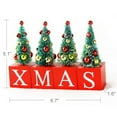 thumbnail image 2 of 4 Pcs Tabletop Christmas Tree 4.8 inch Mini Artificial Christmas Tree Tabletop Small Xmas Tree for Holiday Indoor DIY Christmas Decoration, 2 of 5