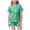 Green, variant on enyan Halloween Pajamas Girls Pumpkin Ghost Print Short Sleeve 2 Piece Button Down PJs for Kids Soft Sleepwear Girl Pjs(Pink,2-3 Years)