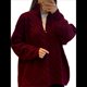 thumbnail image 1 of Suéteres de Otoño para Mujer, Jersey de Larga con Cremallera de un Cuarto, Jersey Informal Holgado con Cuello en V y Punto Vino Tinto L, 1 of 7