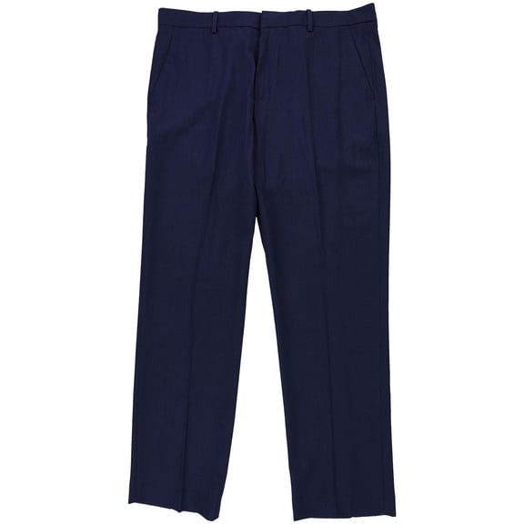 Perry Ellis Mens Modern Fit Dress Pants Slacks, Blue, 36X32W x 31L