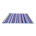 thumbnail image 2 of Ahgly Company Machine Washable Indoor Rectangle Abstract Blue Contemporary Area Rugs, 6' x 9', 2 of 4