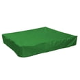 thumbnail image 1 of Sandbox Cover Waterproof UV Protection Oxford Sandbox Cover with Drawstring-Green（120x120 cm）, 1 of 3