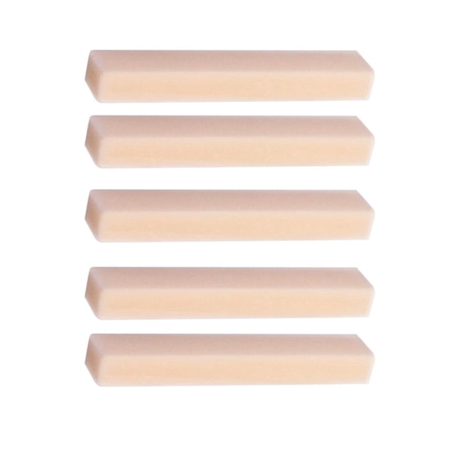 5 Pedazos de Materiales de Tuerca de Guitarra Accesorios de Músical de Color Beige