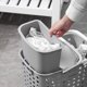 thumbnail image 4 of Cesta for ropa sucia, cesta de almacenamiento for el hogar, cesta portátil for ropa sucia, cubo for guardar ropa de ducha de baño de gran capacidad, 4 of 6