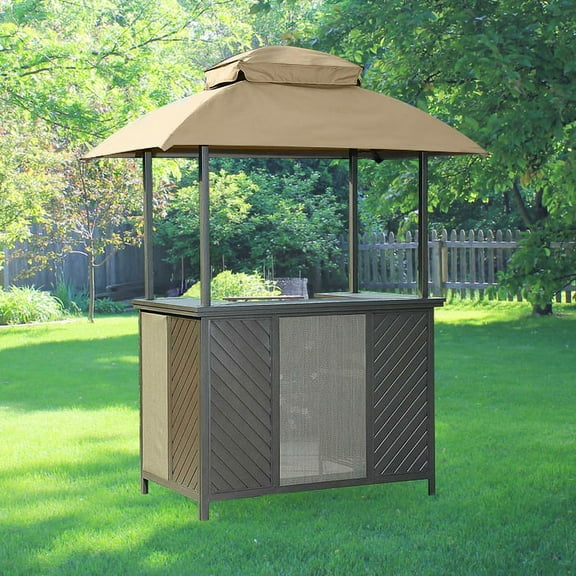 Garden Winds Replacement Canopy Top for the Bar Shelter Gazebo, RipLock 350
