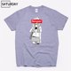 thumbnail image 1 of Camiseta de algodón con estampado negro de Senpai Anime Girl Nerdy para hombre, camiseta de manga corta para mujer, camiseta de algodón, ropa unisex Harajuku, 1 of 5