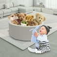 thumbnail image 3 of KORIMEFA Unisex Soft Ball Pit in Gray, Ideal for Toddlers 1-3, Not Including Balls, 3 of 11