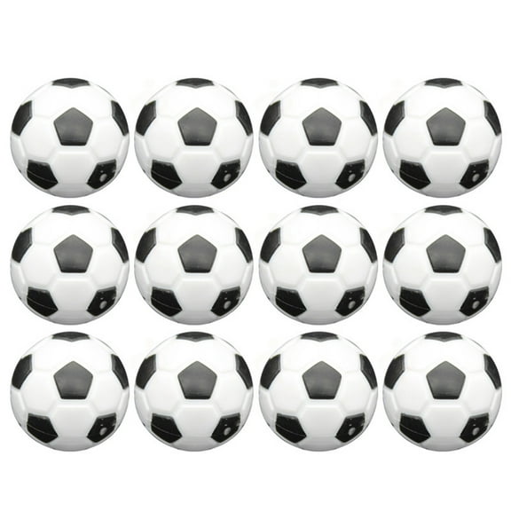 12Pcs Foosballs Table Official Tabletop Game Table Game Small Football Table Soccer Game Accessorys