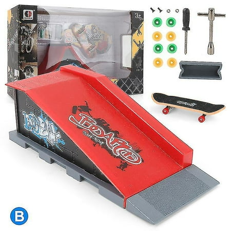 Skate Park Ramp Parts For Tech Decks Fingerboard Finger Board | Walmart ...