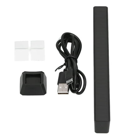 

RGB Light Bar USB High Sensitivity Voice Control LED Intelligent Noise Reduction Lightweight Music Light For Car For Studio For Bedroom Black