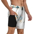 thumbnail image 2 of Daiia Animals in Transport Mens Swim Trunks Swim Shorts Quick Dry Swim Shorts with Mesh Lining Pockets-XX-Large, 2 of 9