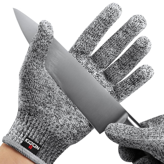 Guantes resistentes a cortes NoCry Premium, aptos para uso alimentario, nivel 5