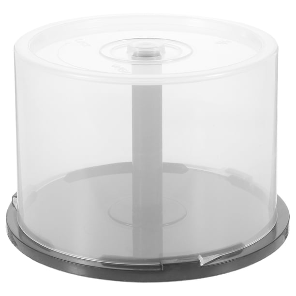 Cubo de almacenamiento de Cds, soporte de exhibición de almacenamiento de discos de plástico, soporte de almacenamiento de disco compacto