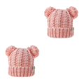 thumbnail image 1 of Minnieouse Gorro esponjoso con pompones y bolas, tocado, forro cómodo, orejeras plegables, gran elasticidad, gorros para niños, piel en polvo, Type2 NO2, 1 of 6
