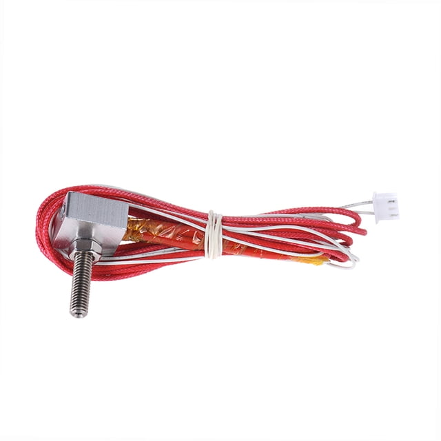 DIY caliente Fin Kit Boquilla 0,4 mm y 30 mm M6 Extrusora Cuello y 12V 40W calentador y NTC 3950 ter Tomshoo Cabeza extrusora