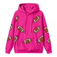thumbnail image 7 of CAIXIA Game Day Sweatshirt for Women Football Funny Graphic Print Hoodies Casual Fall Season Pullover Tops with Pockets, 7 of 7