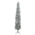 thumbnail image 1 of 4' LED Blanc Floqué Arbre Mince - 272 Conseils Décoration, 1 of 1