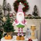 thumbnail image 1 of Colorful Santa Claus Ornaments Christmas Window Display Decorations Christmas Retractable Snowman Figurines, 1 of 9