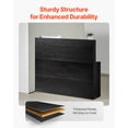 thumbnail image 3 of VEVOR Reception Desk L-Shaped Front Counter Table 55.12 in Black Office Table, 3 of 9