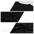 thumbnail image 6 of COSFO Big And Tall T Shirts for Men Linen Short Sleeve Black Undershirts Pullover Relaxed Fit V Neck Summer Basic Mens Classic T-Shirt, 6 of 6