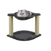 Go Pet Club F105 18 in. Cat Tree House with Sisal Scratching Post, Gray