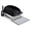Black, variant on EDX Stainless Steel Cat Litter Box with Lid, XL Extra Large Cat Litter Box for Big Cats, High Wall Sides, Never Absorbs Odors, Anti-Urine Leakage, Easy Cleaning, Scoop and Mat Included, Light Grey